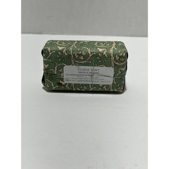 VINTAGE F21c Made In France Petit Formula Clove Mint Bar SOAP With Charm RARE - Picture 7 of 7